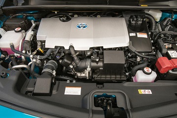 Apariencia del motor Toyota Prius Prime 2021 disponible en Wyatt Johnson Toyota