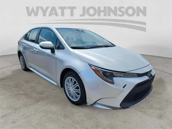 Used 2021 Silver Toyota Corolla
