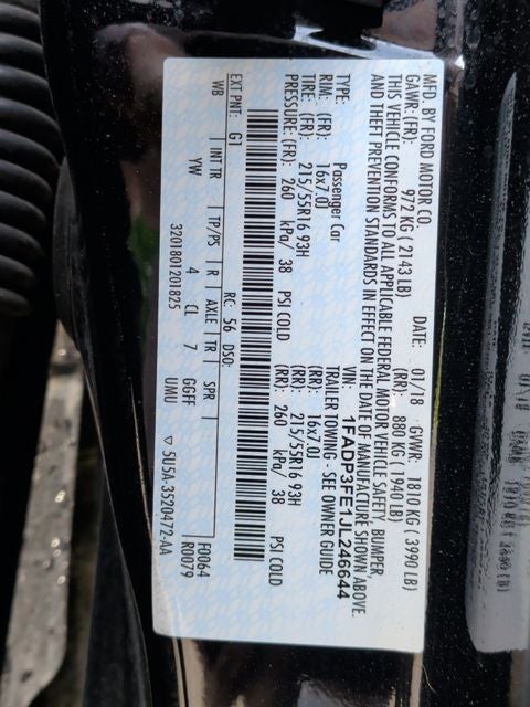 2018 Ford Focus SE