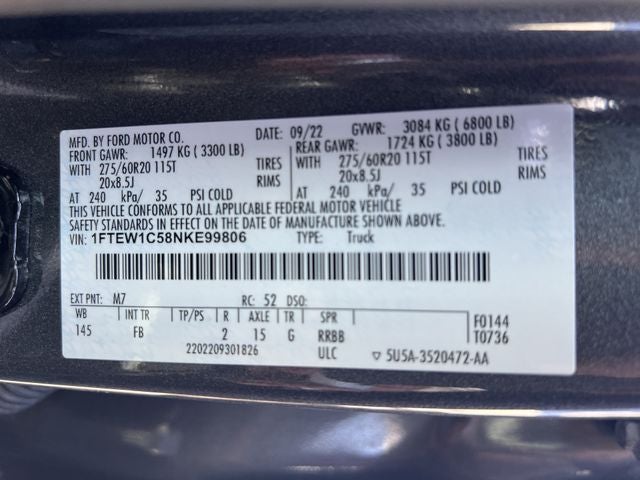 2022 Ford F-150 XLT