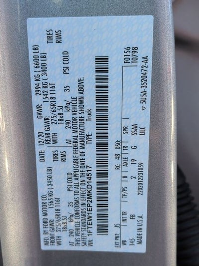 2021 Ford F-150 XLT