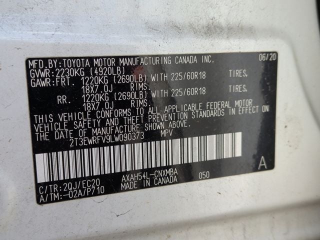 2020 Toyota RAV4 Hybrid XSE