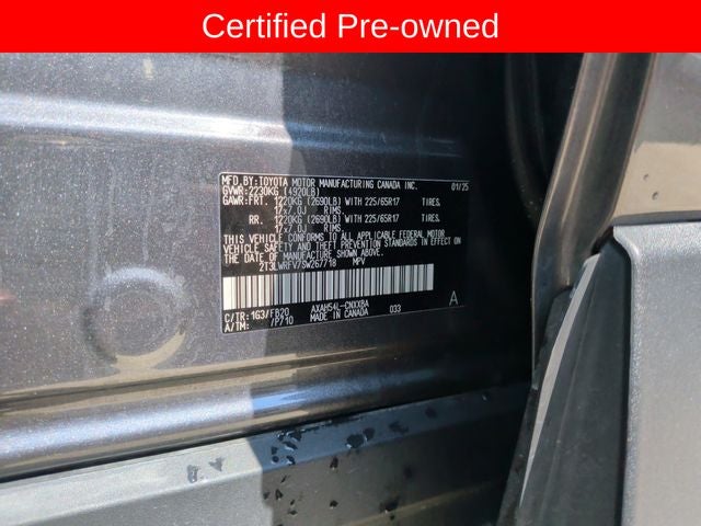 2025 Toyota RAV4 Hybrid LE