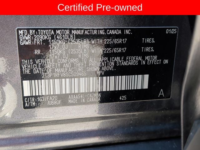 2025 Toyota RAV4 XLE