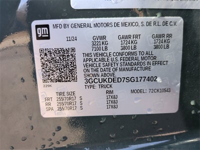 2025 Chevrolet Silverado 1500 LT LT1