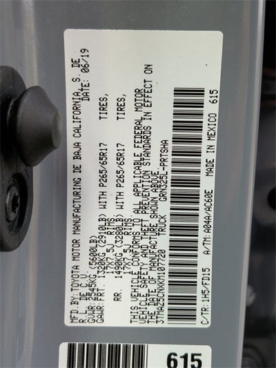 2019 Toyota Tacoma V6