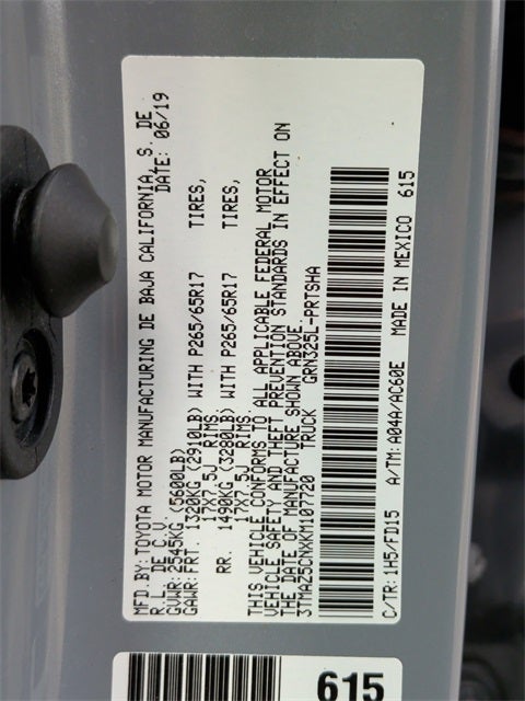 2019 Toyota Tacoma V6