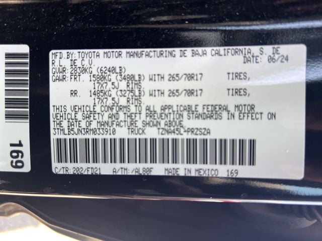 2024 Toyota Tacoma TRD Off-Road