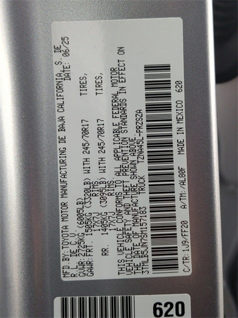 2025 Toyota Tacoma SR5