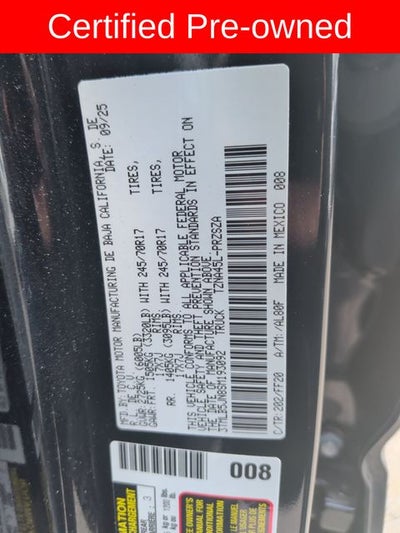 2025 Toyota Tacoma SR5