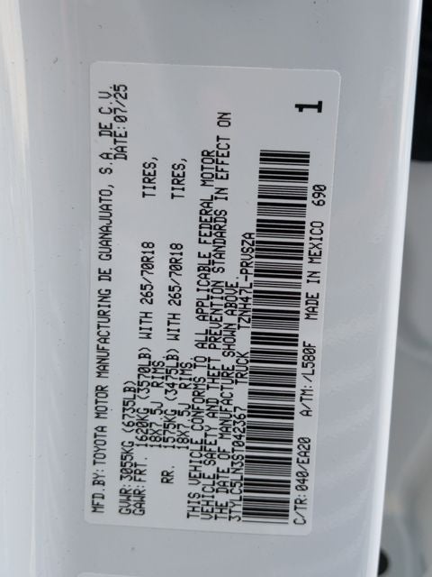 2025 Toyota Tacoma Hybrid TRD Off Road