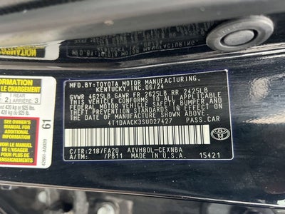 2025 Toyota Camry SE