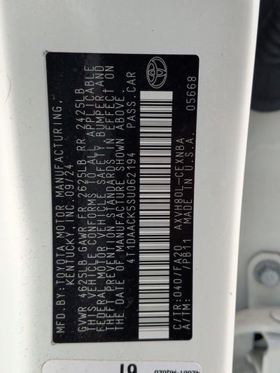 2025 Toyota Camry LE