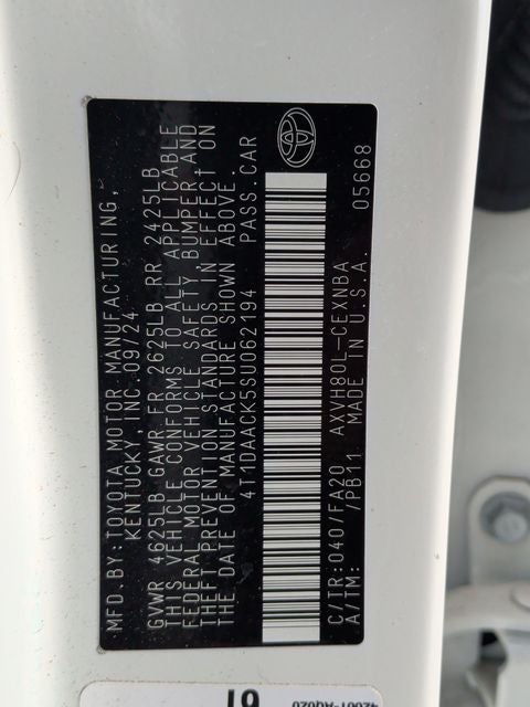 2025 Toyota Camry LE