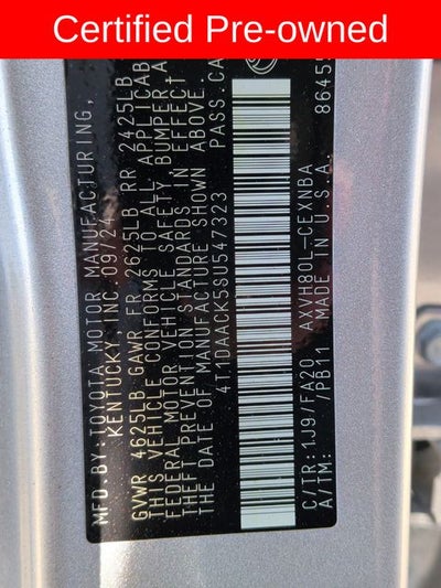 2025 Toyota Camry LE