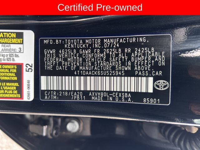 2025 Toyota Camry SE
