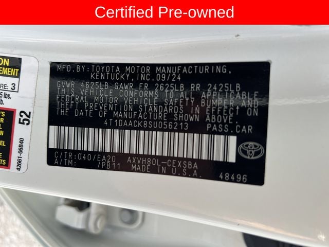 2025 Toyota Camry SE