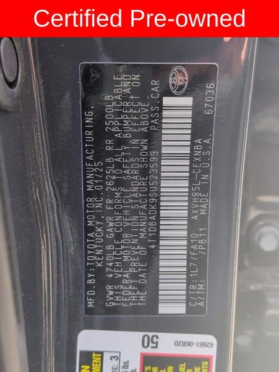 2025 Toyota Camry LE