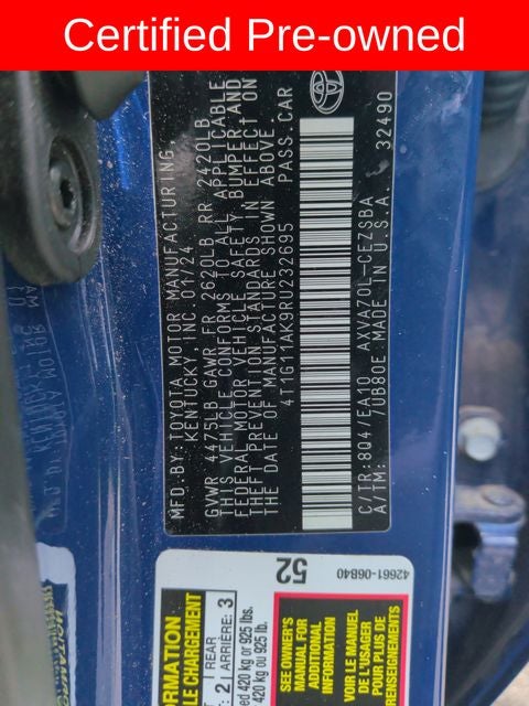 2024 Toyota Camry SE