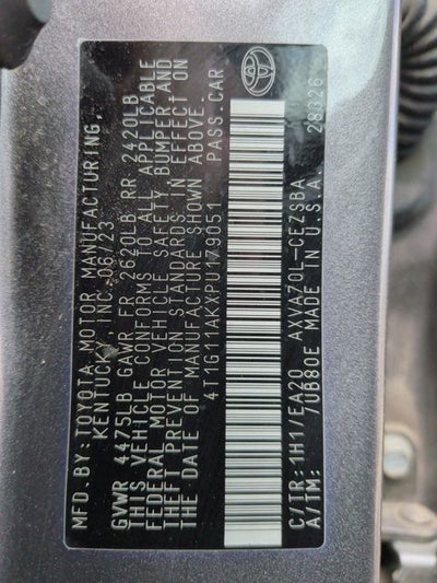 2023 Toyota Camry SE