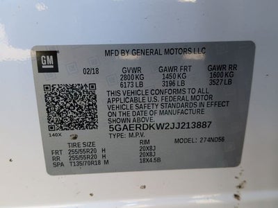 2018 Buick Enclave Avenir