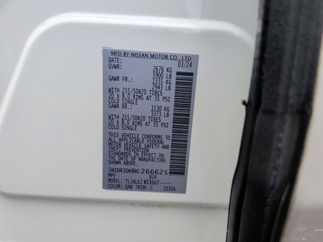 2024 Nissan Pathfinder Platinum