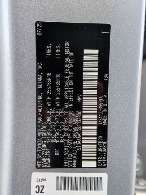 2025 Toyota Grand Highlander LE