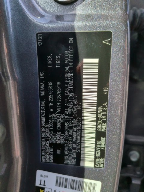 2022 Toyota Highlander LE