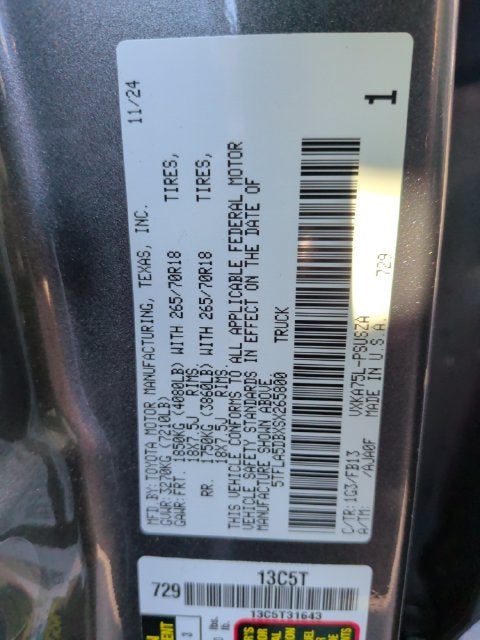 2025 Toyota Tundra SR5