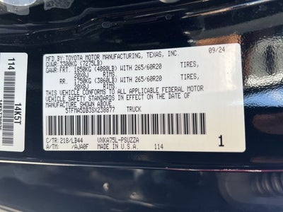 2025 Toyota Tundra 1794