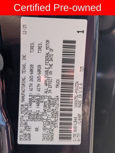 2026 Toyota Tundra Hybrid 1794 Edition