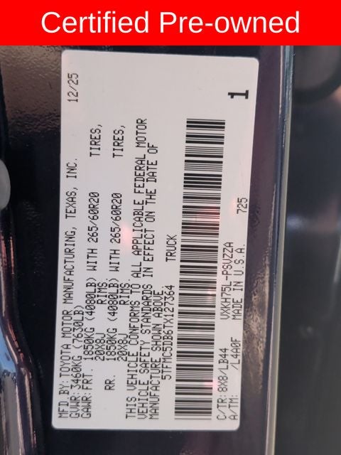 2026 Toyota Tundra Hybrid 1794 Edition