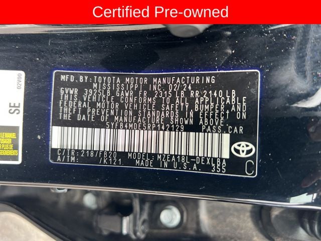 2024 Toyota Corolla LE