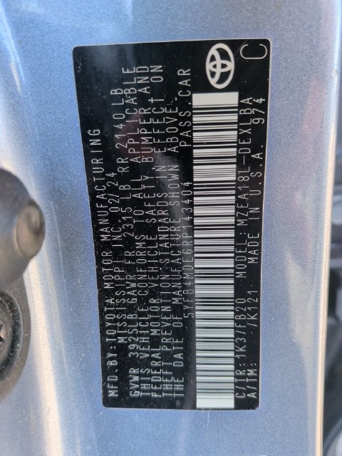 2024 Toyota Corolla LE