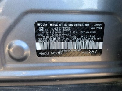 2024 Mitsubishi Outlander Sport 2.0 ES