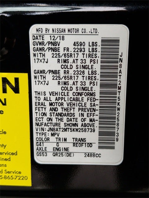 2019 Nissan Rogue SV