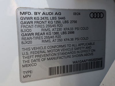 2025 Audi Q5 45 S line Premium quattro