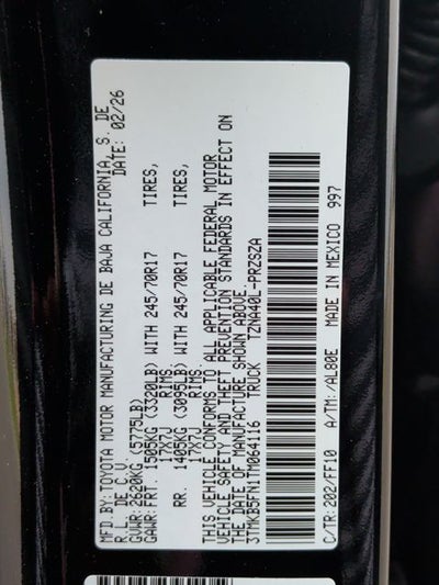 2026 Toyota Tacoma SR5