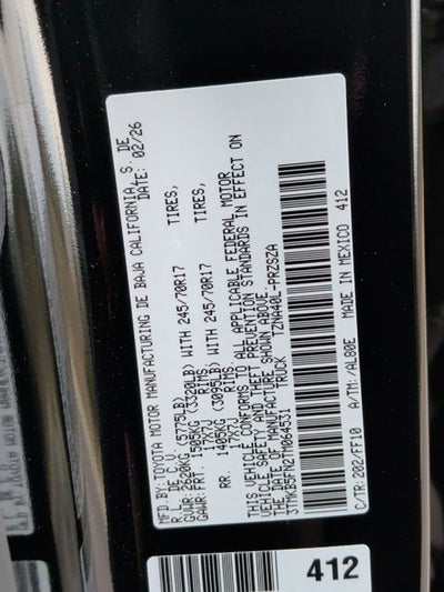 2026 Toyota Tacoma SR5