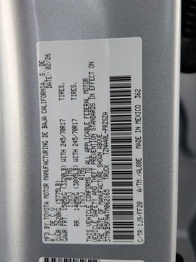 2026 Toyota Tacoma SR5