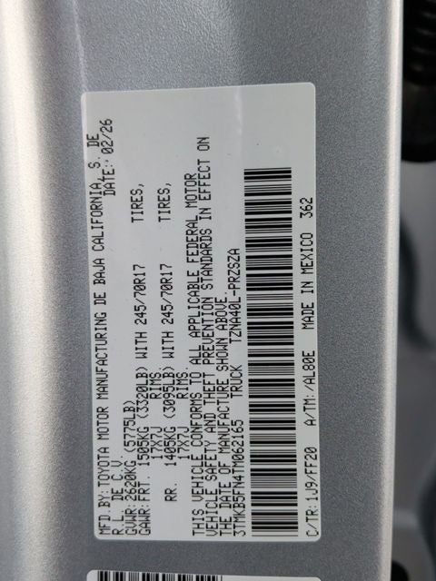 2026 Toyota Tacoma SR5