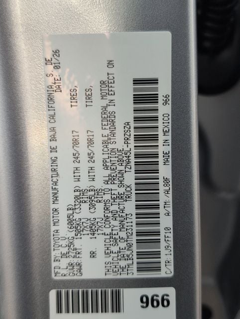 2026 Toyota Tacoma SR5