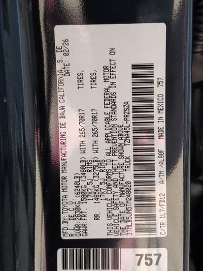 2026 Toyota Tacoma TRD Off-Road