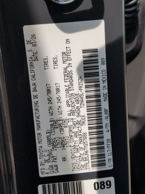 2026 Toyota Tacoma SR5