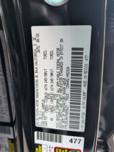2026 Toyota Tacoma SR5