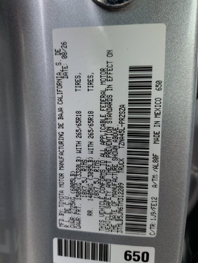 2026 Toyota Tacoma TRD Sport