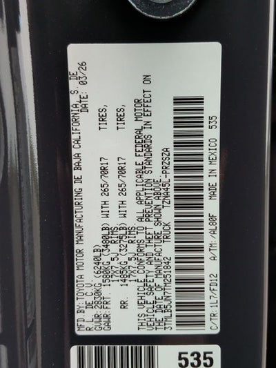 2026 Toyota Tacoma TRD Off-Road