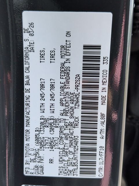 2026 Toyota Tacoma SR5