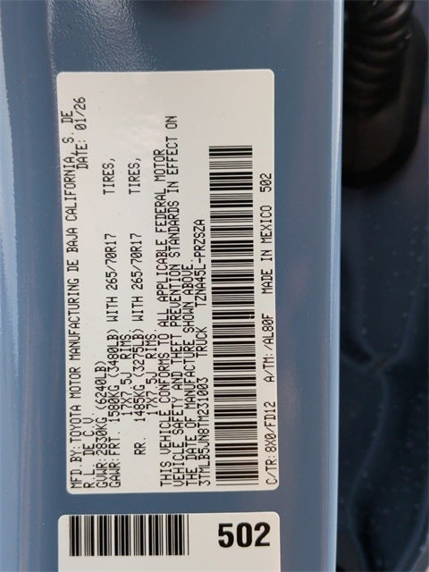 2026 Toyota Tacoma TRD Off-Road