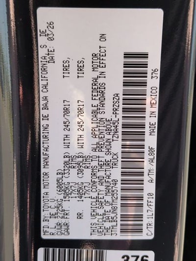 2026 Toyota Tacoma SR5